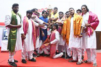 Pawan Kalyan felicitates wrestlers Photos